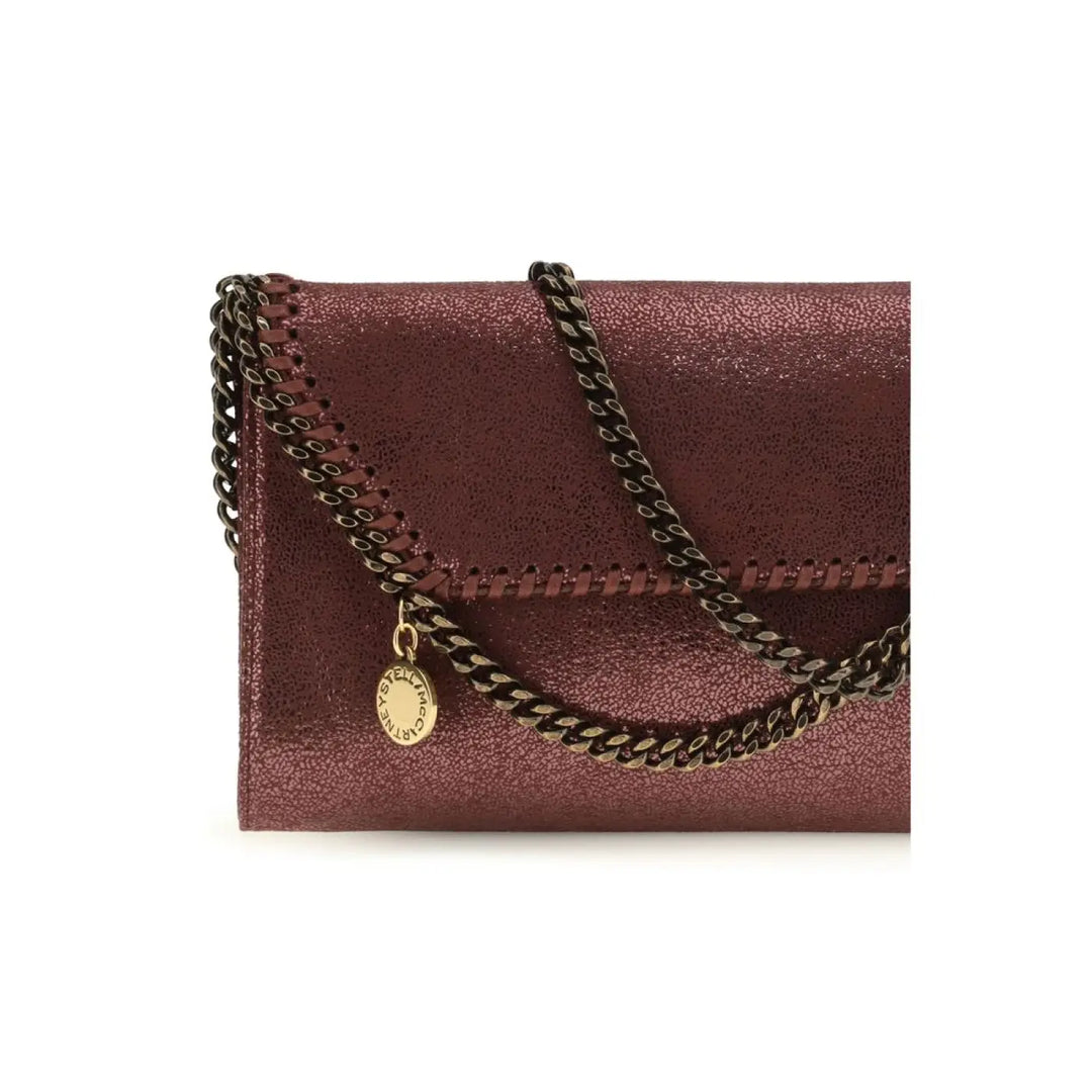 Stella Mccartney Bordeaux Vegan Leather Shoulder Bag
