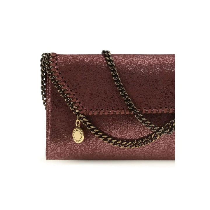Stella Mccartney Bordeaux Vegan Leather Shoulder Bag