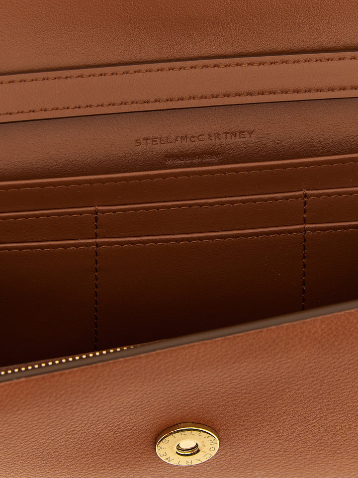 Stella Mccartney Brown Polyamide Cardholder