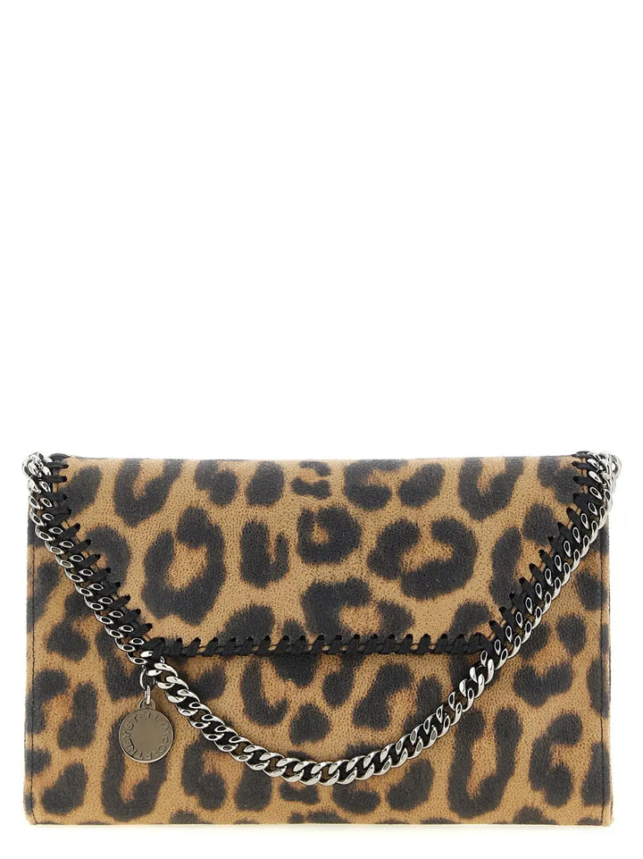 Stella Mccartney Brown Polyester Clutch Bag