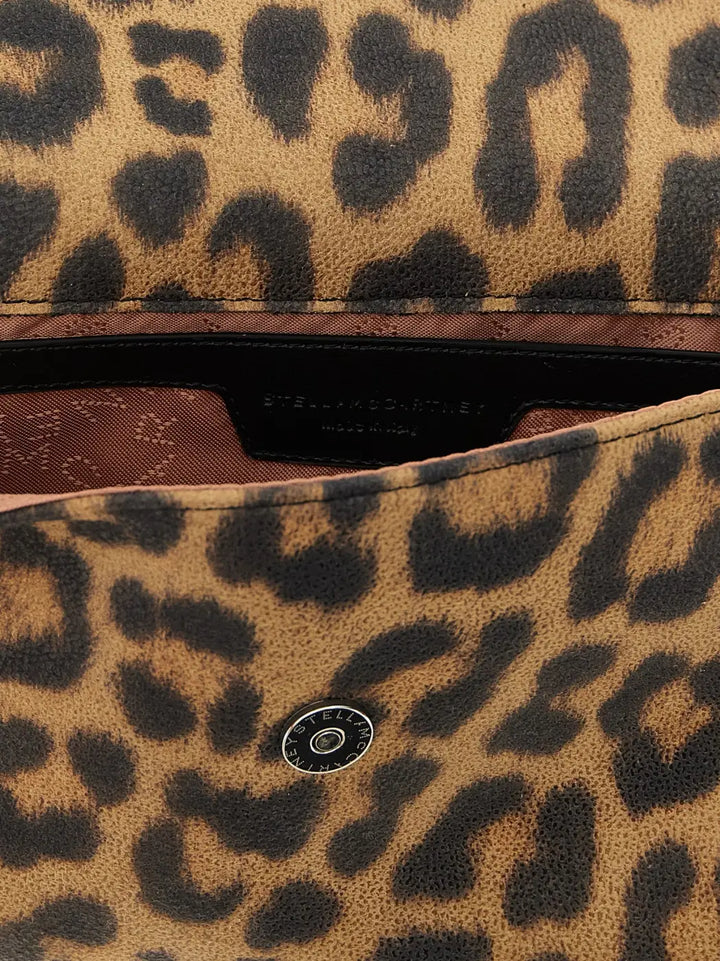 Stella Mccartney Brown Polyester Clutch Bag