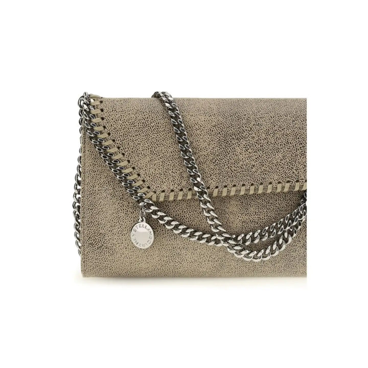 Stella Mccartney Gray Polyester Shoulder Bag