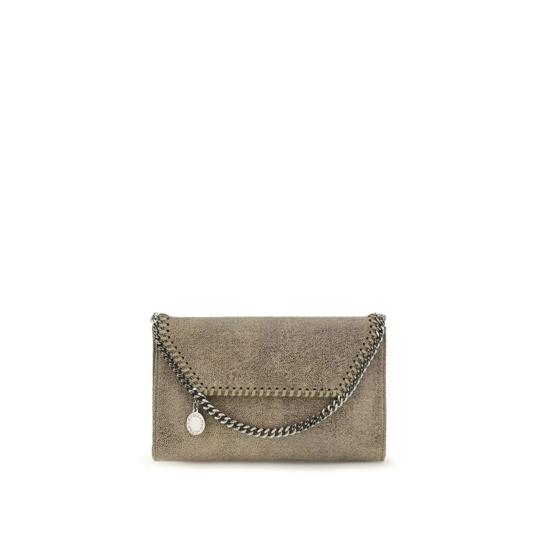 Stella Mccartney Gray Polyester Shoulder Bag
