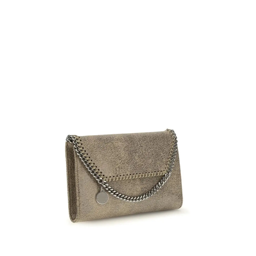 Stella Mccartney Gray Polyester Shoulder Bag