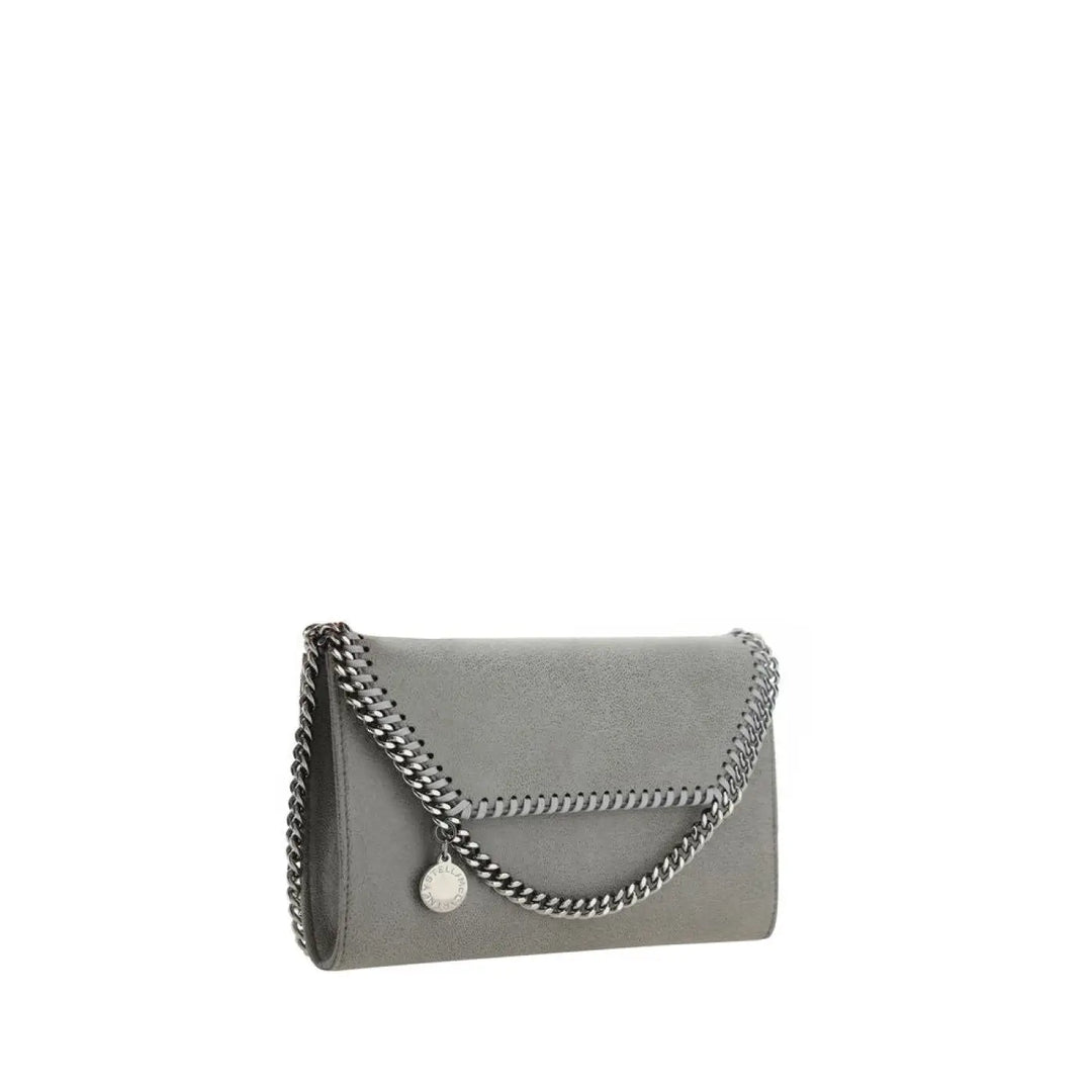 Stella McCartney Gray Polyester Shoulder Bag