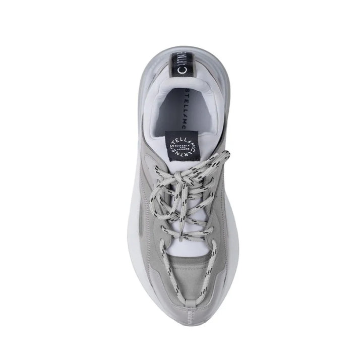 Stella McCartney Gray Vegan Leather Chunky Sneakers
