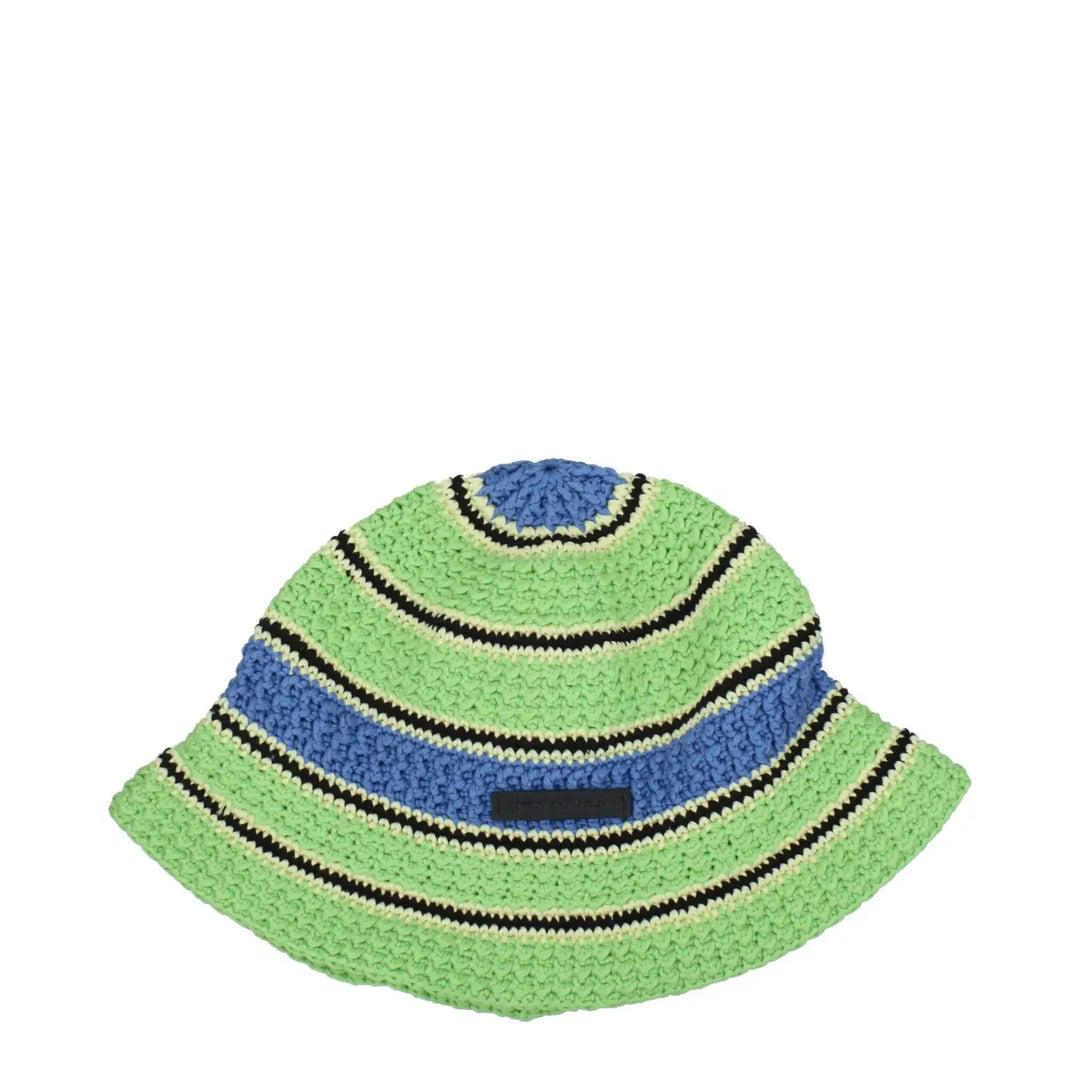 Stella Mccartney Green Cotton Bucket Hat