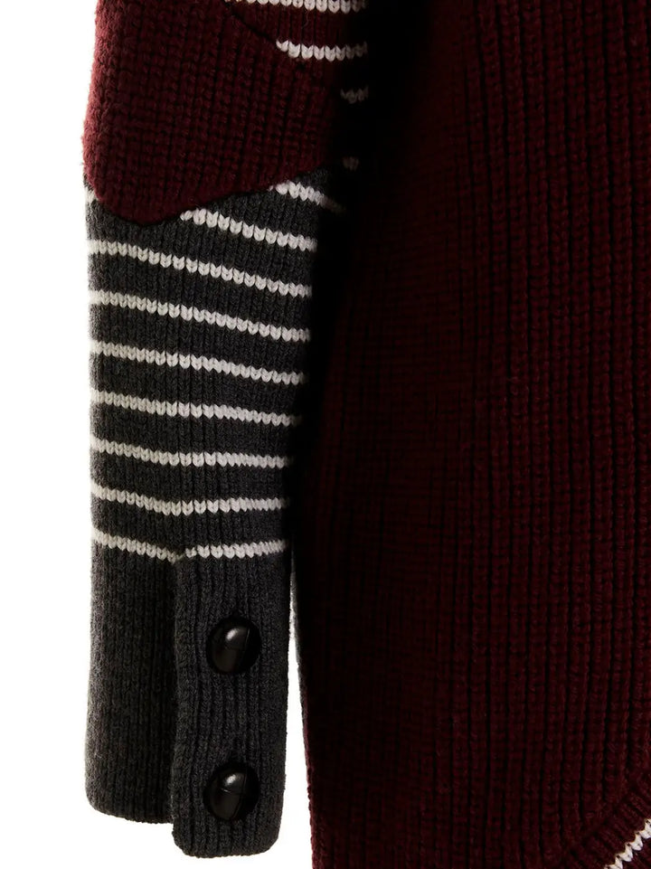 Stella Mccartney Multicolor Virgin Wool Coat