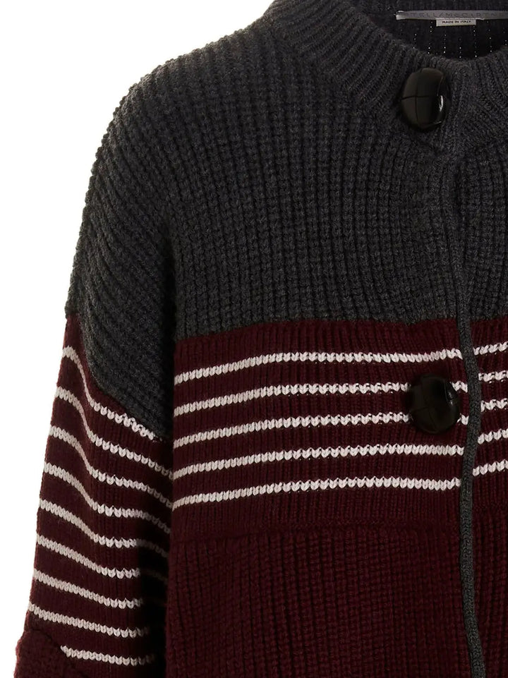 Stella Mccartney Multicolor Virgin Wool Coat