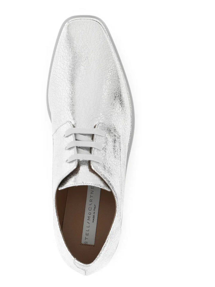 Stella Mccartney Silver Eva Flats