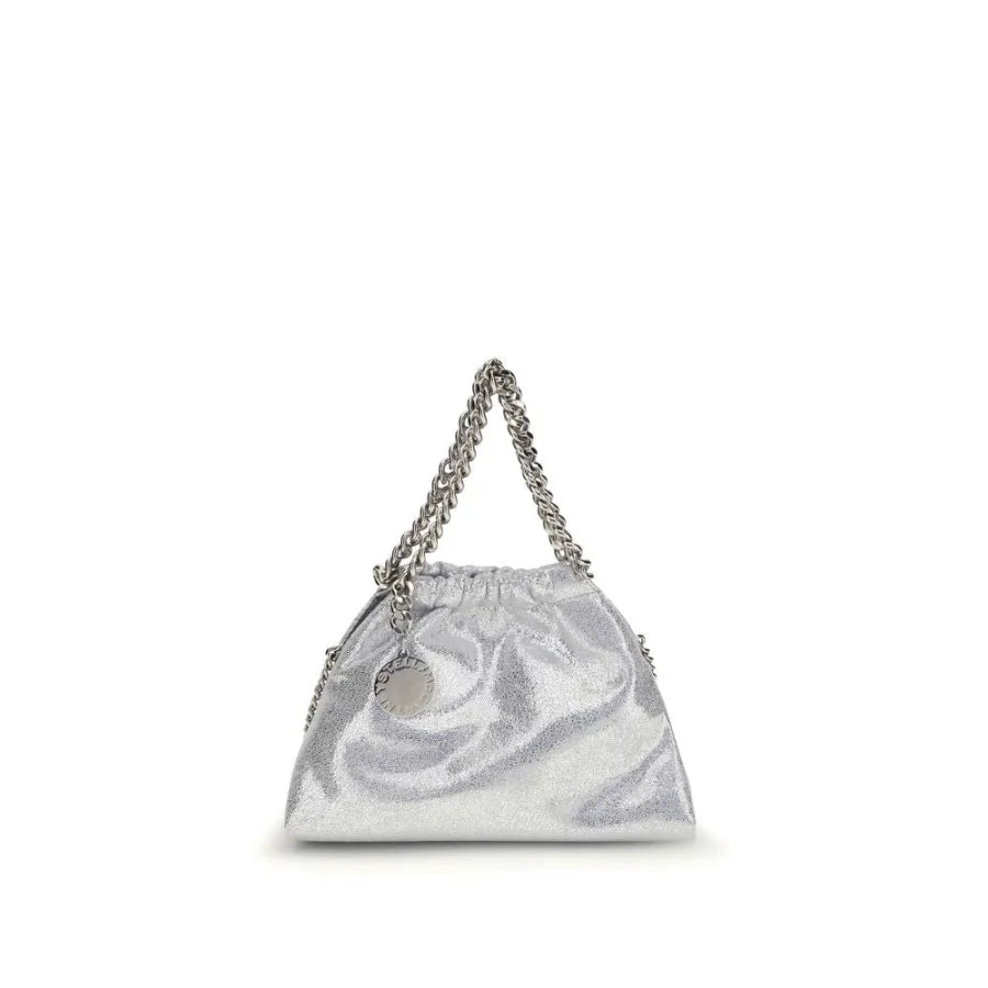 Stella McCartney Silver Polyester Shoulder Bag