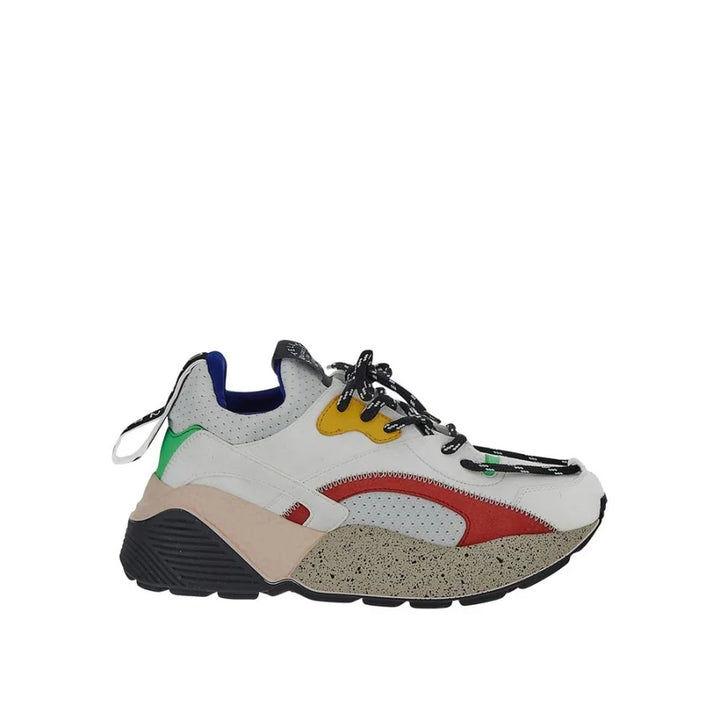 Stella McCartney White Vegan Leather Chunky Sneakers