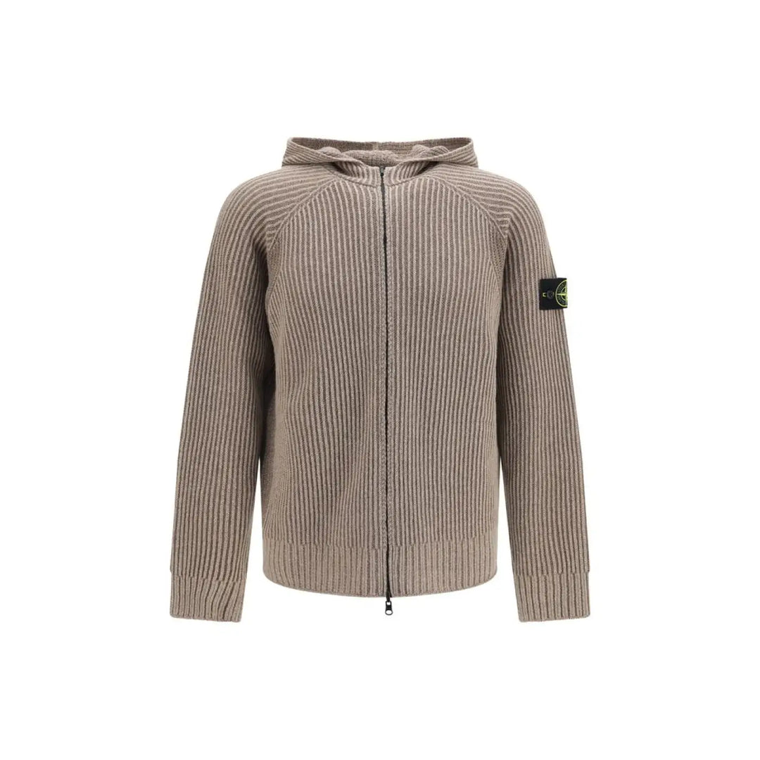 Stone Island Beige Cashmere Hoodie