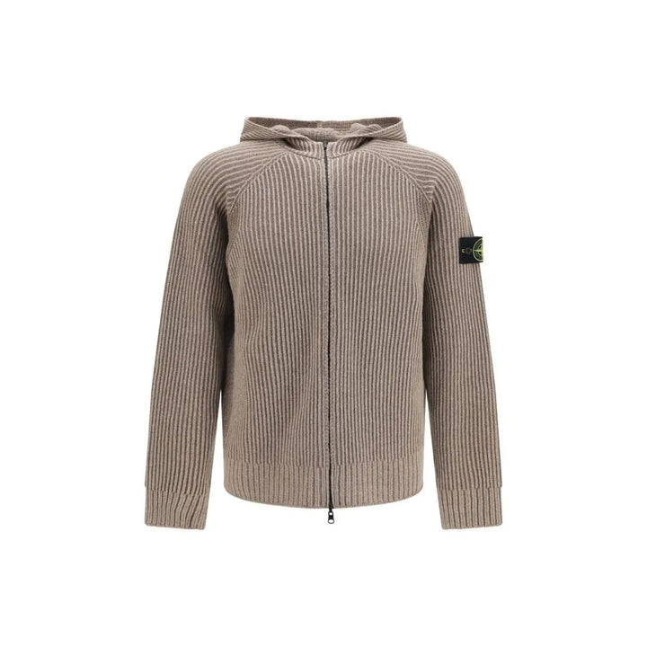 Stone Island Beige Cashmere Hoodie