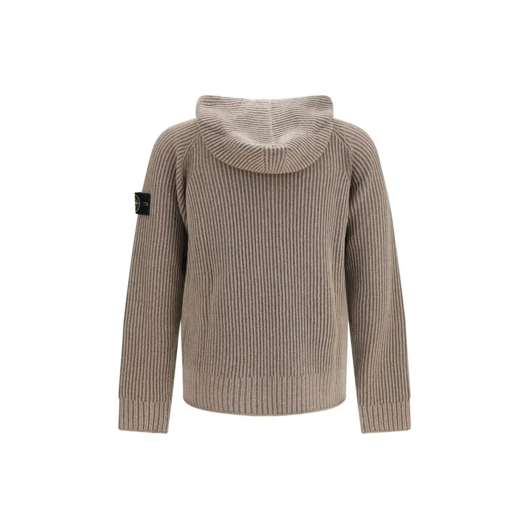 Stone Island Beige Cashmere Hoodie