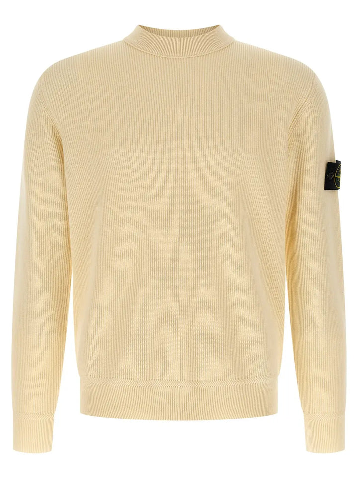 Stone Island Beige Cotton Cardigan
