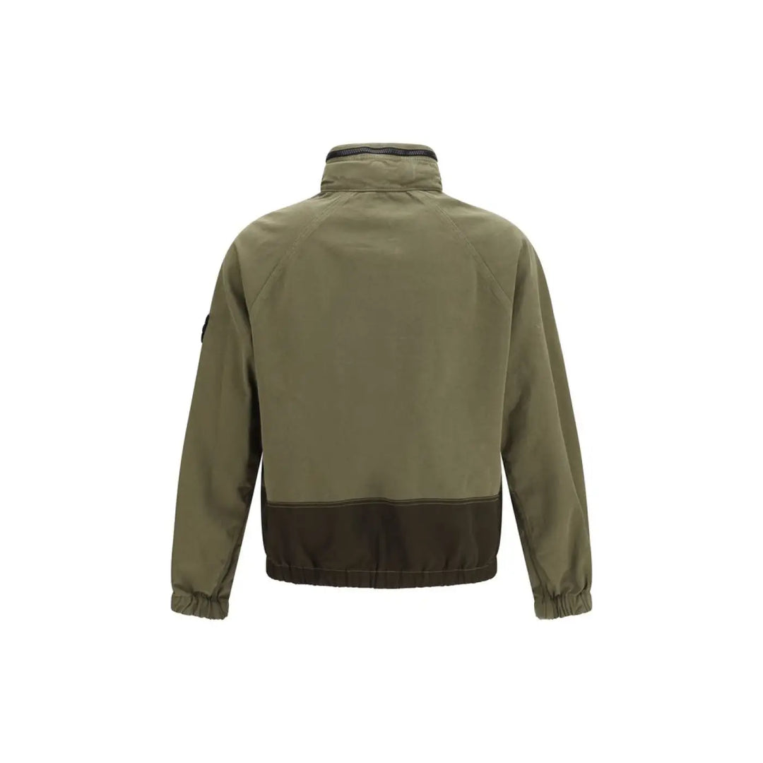 Stone Island Bicolor Cotton Full-length Jacket