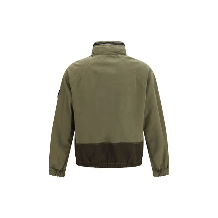 Stone Island Bicolor Cotton Full-length Jacket