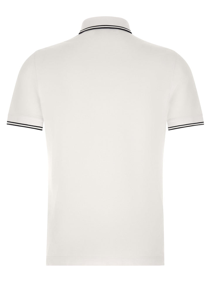 Stone Island Bicolor Cotton Polo Shirt