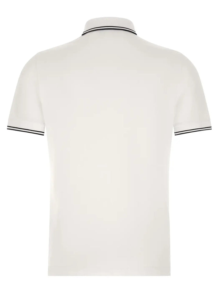 Stone Island Bicolor Cotton Polo Shirt