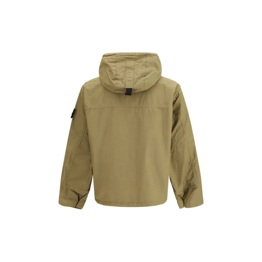 Stone Island Bicolor Cotton Shell Jacket