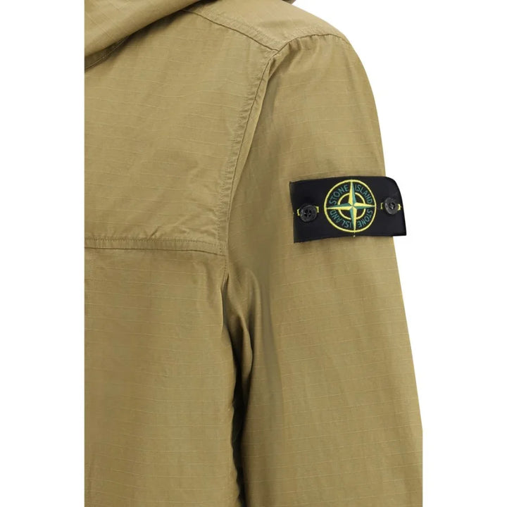 Stone Island Bicolor Cotton Shell Jacket