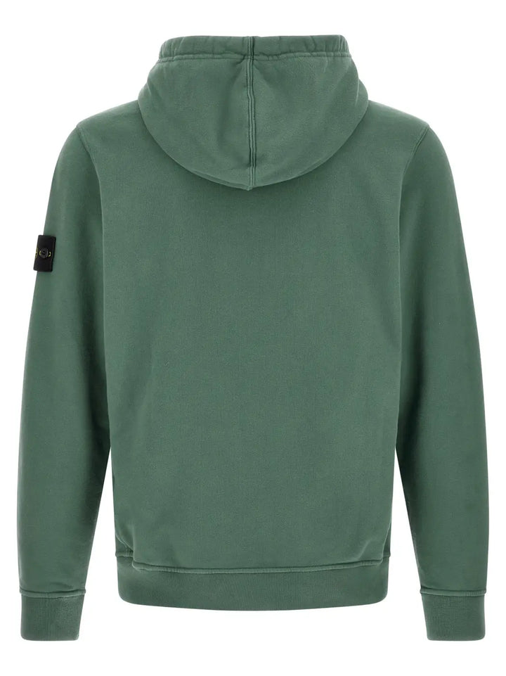 Stone Island Bicolor Cotton Sweatshirt