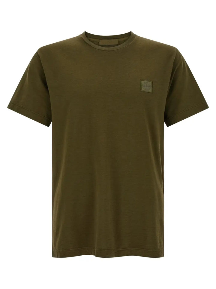 Stone Island Bicolor Cotton T-shirt
