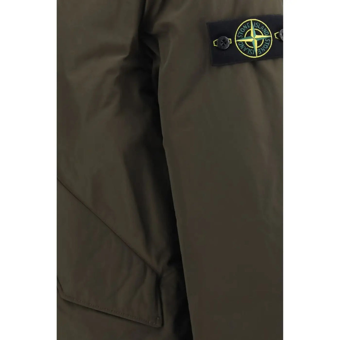 Stone Island Bicolor Polyester Shell Jacket