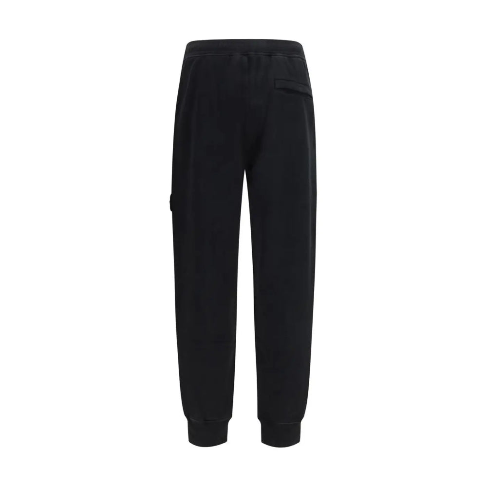 Stone Island Black Cotton Joggers (workout Pants)