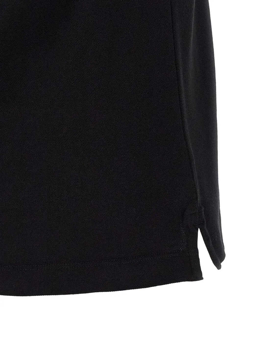 Stone Island Black Cotton Polo Shirt
