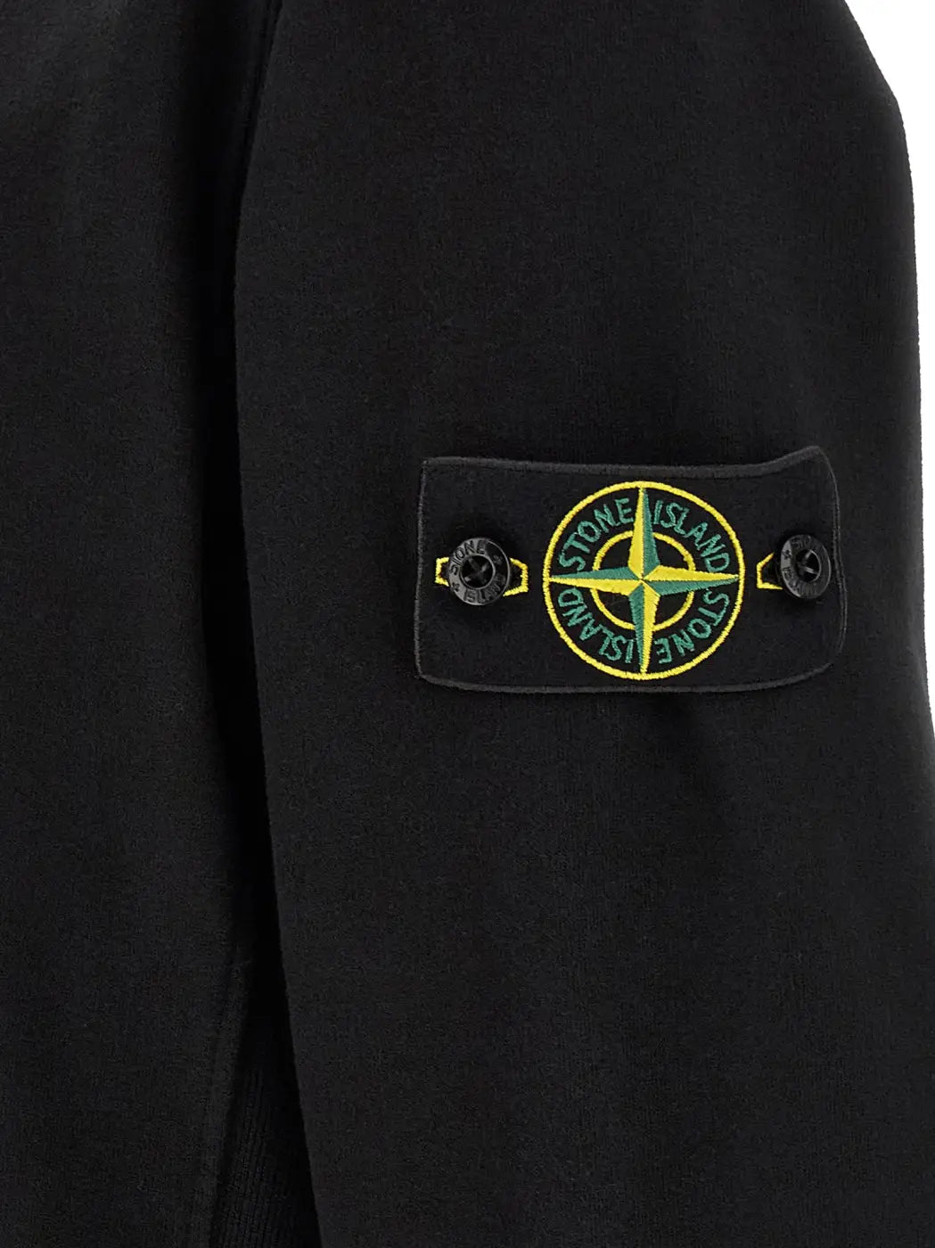 Stone Island Black Cotton Sweatshirt
