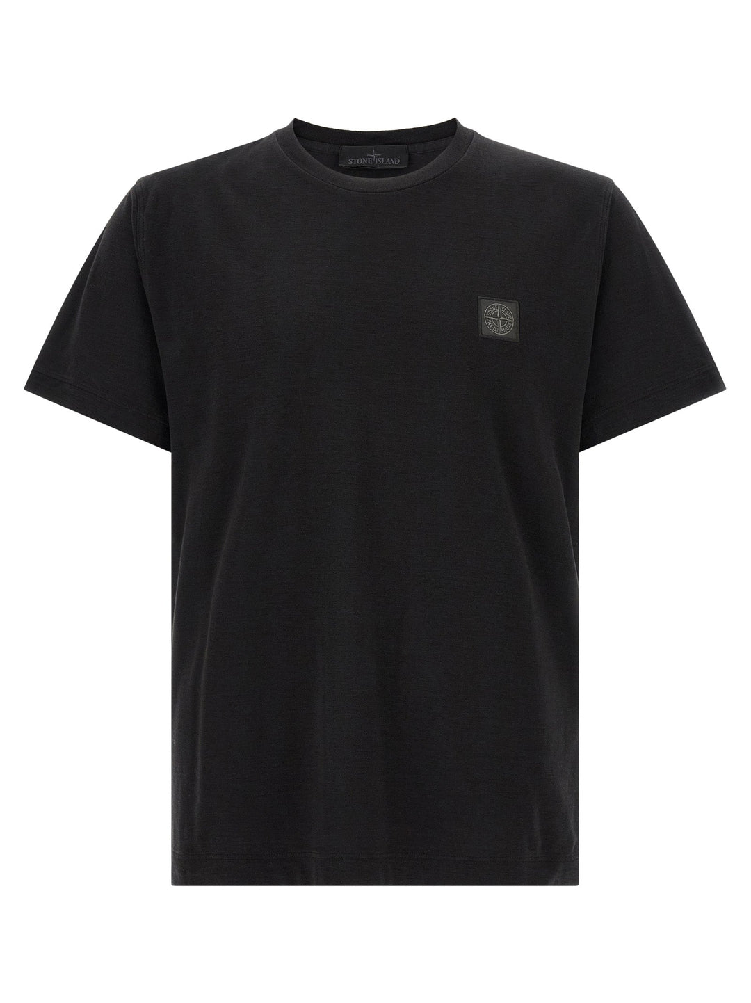 Stone Island Black Cotton T-shirt