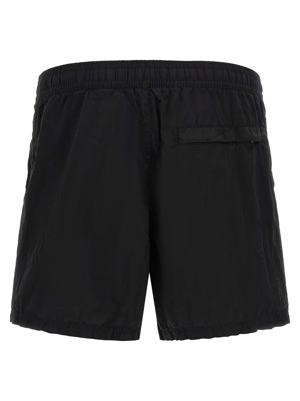 Stone Island Black Polyamide Cargo Shorts