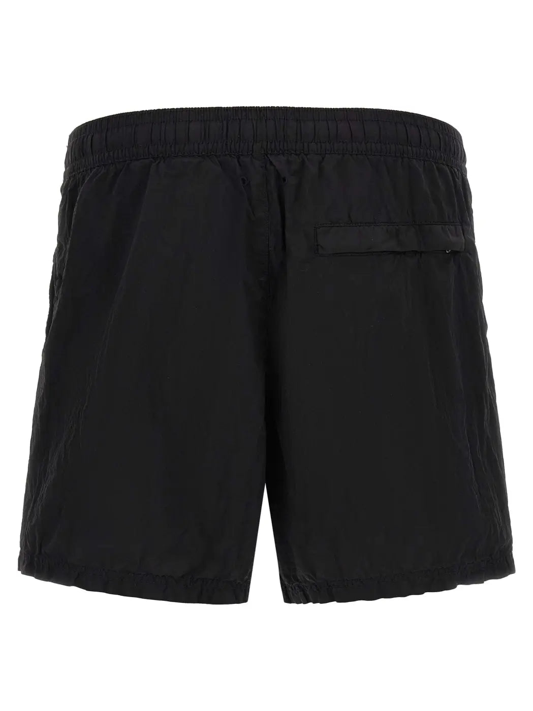 Stone Island Black Polyamide Cargo Shorts