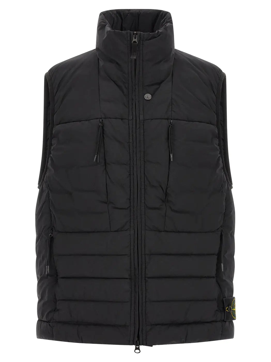 Stone Island Black Polyamide Sleeveless Jacket