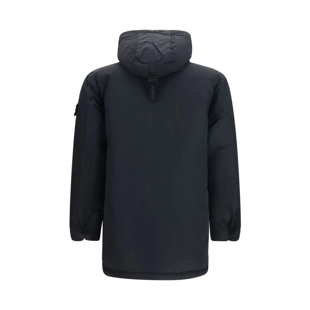 Stone Island Black Polyester Full-length Jacket