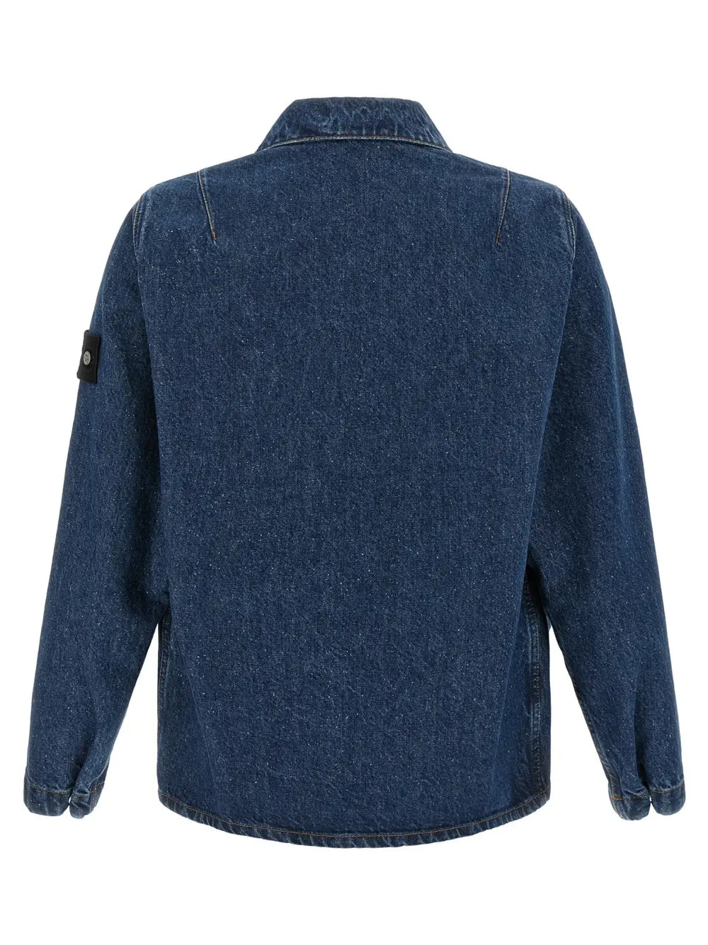 Stone Island Blue Cotton Blouse