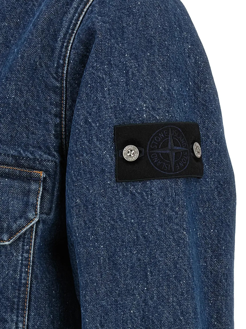 Stone Island Blue Cotton Blouse