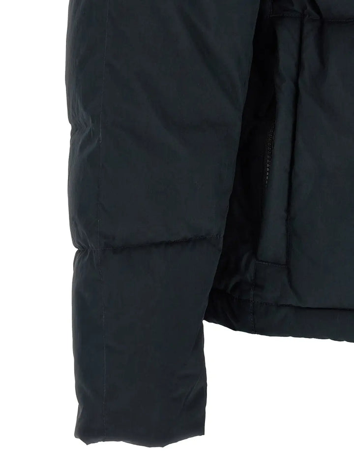 Stone Island Blue Cotton Full-length Jacket