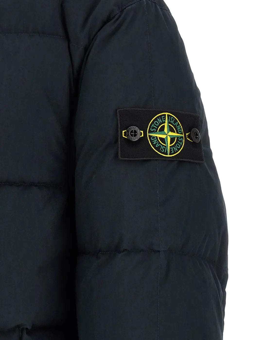 Stone Island Blue Cotton Full-length Jacket