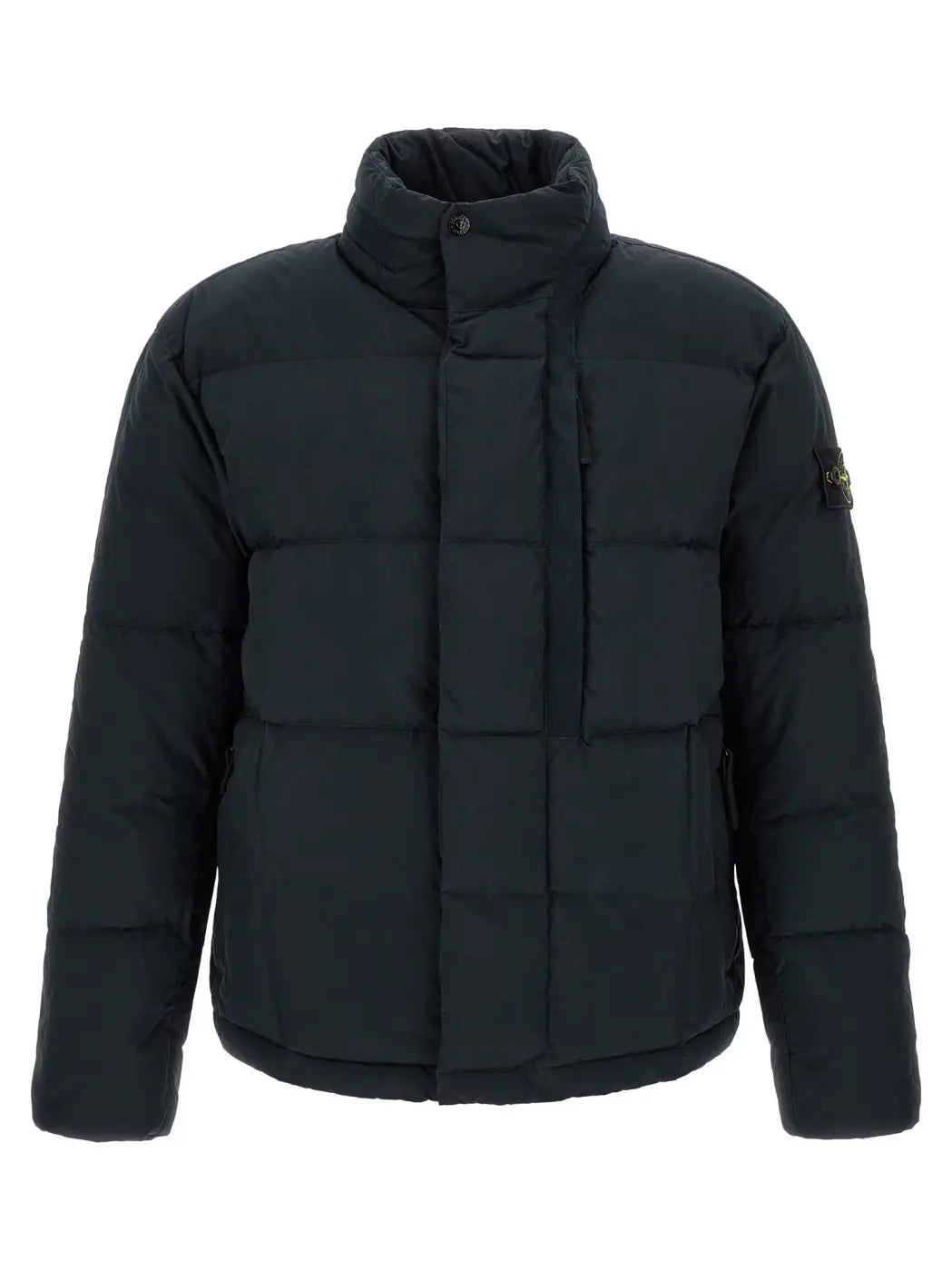 Stone Island Blue Cotton Full-length Jacket