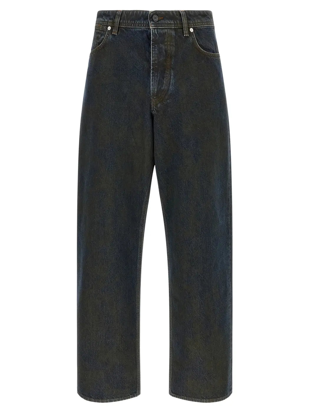 Stone Island Blue Cotton Jeans Denim