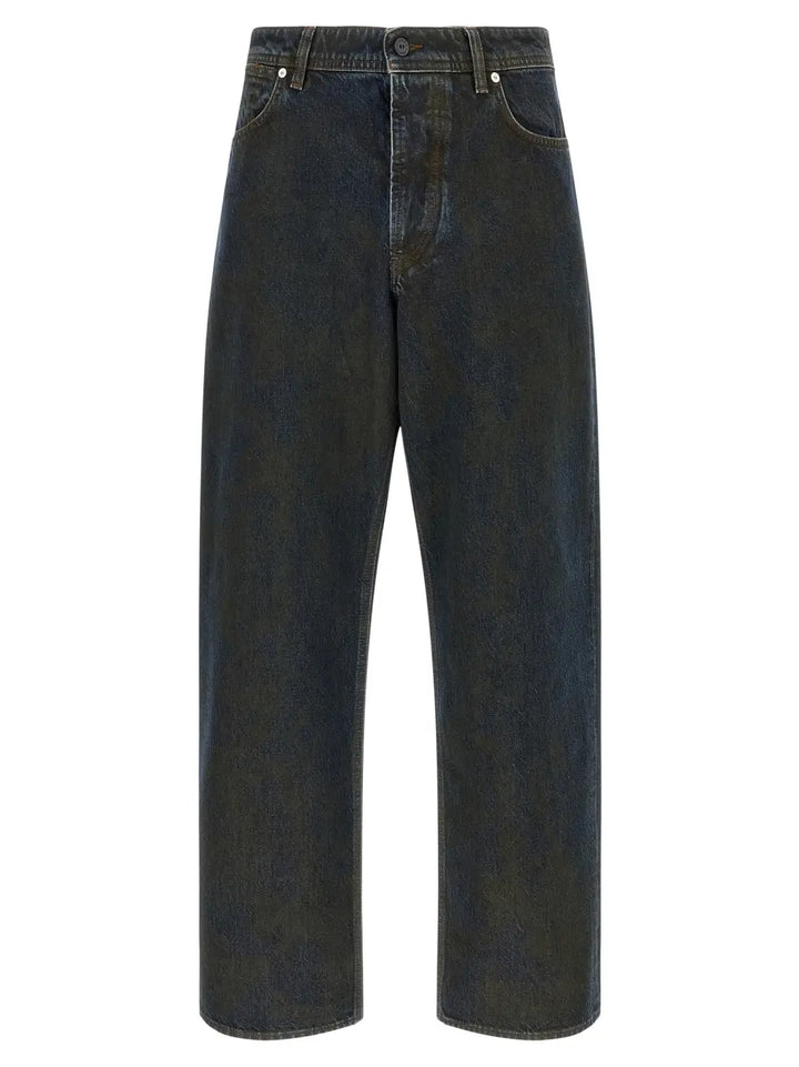 Stone Island Blue Cotton Jeans Denim