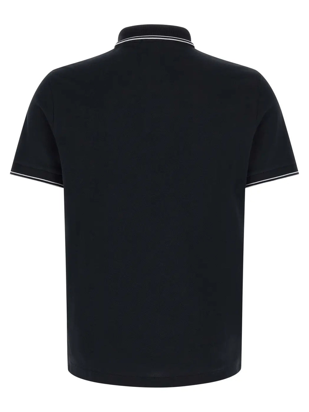 Stone Island Blue Cotton Polo Shirt