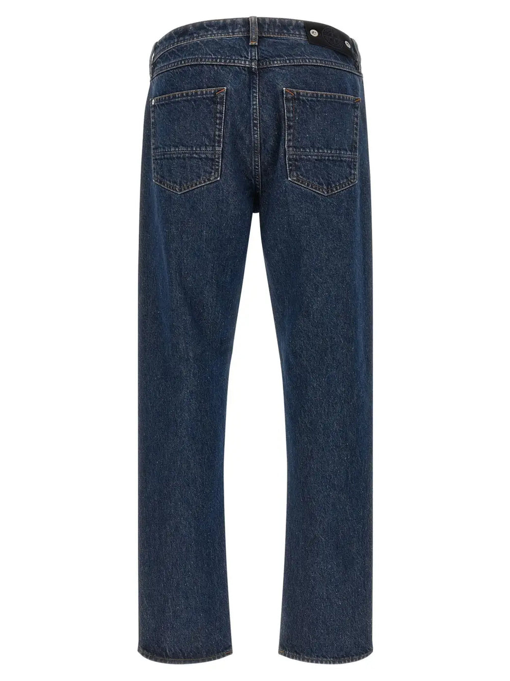 Stone Island Blue Cotton Straight-leg Jeans