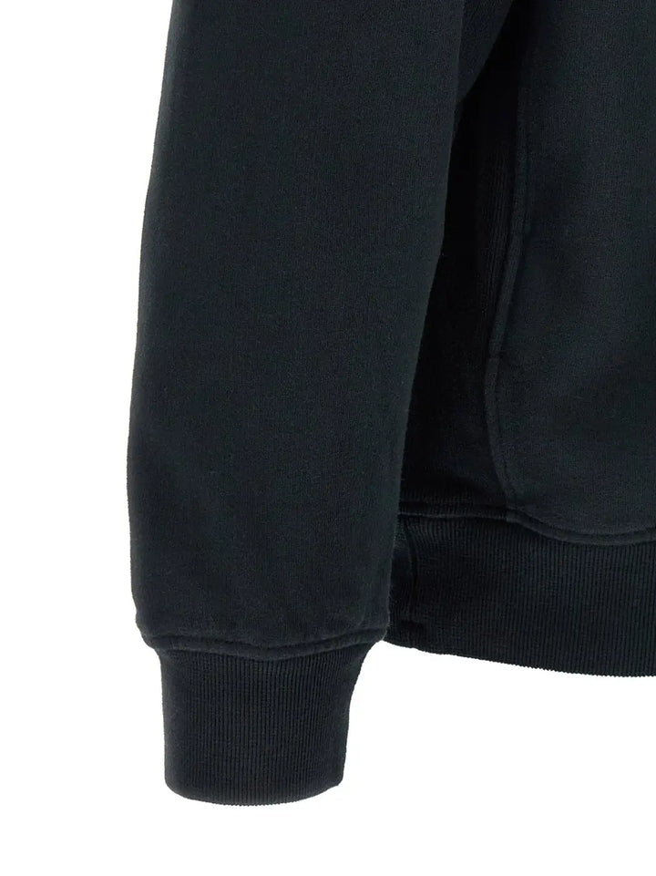 Stone Island Blue Cotton Sweatshirt