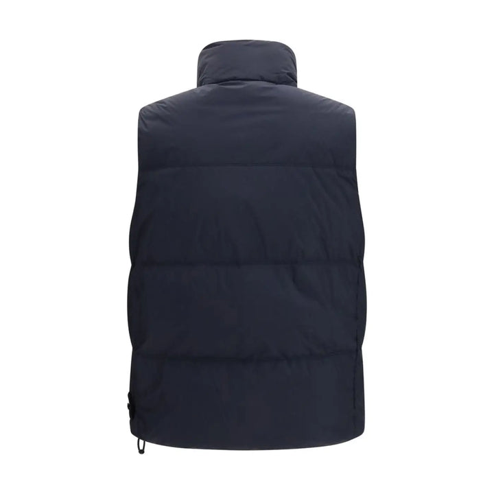 Stone Island Blue Goose Down Sleeveless Jacket