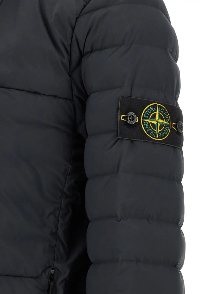 Stone Island Blue Polyamide Full-length Jacket