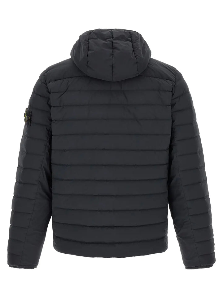 Stone Island Blue Polyamide Full-length Jacket